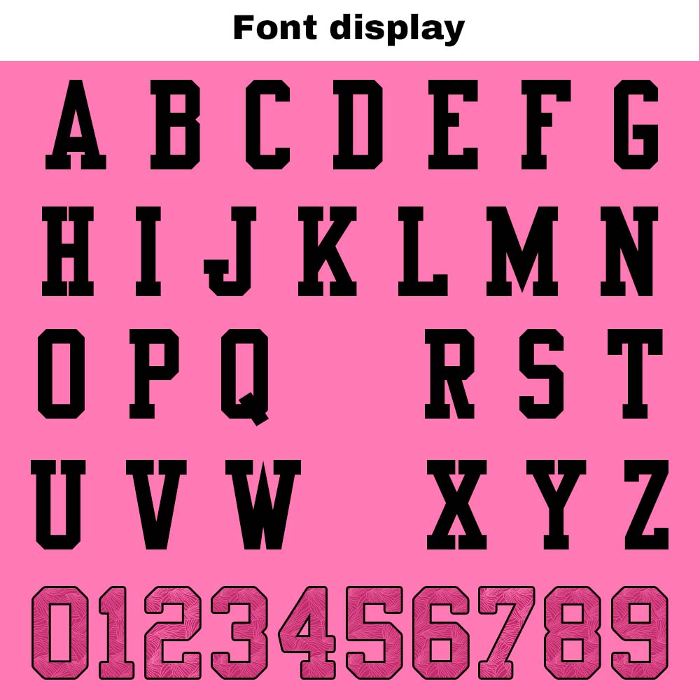 Camiseta de fútbol personalizada con nombre y número del equipo impresos y bordados-color rosa