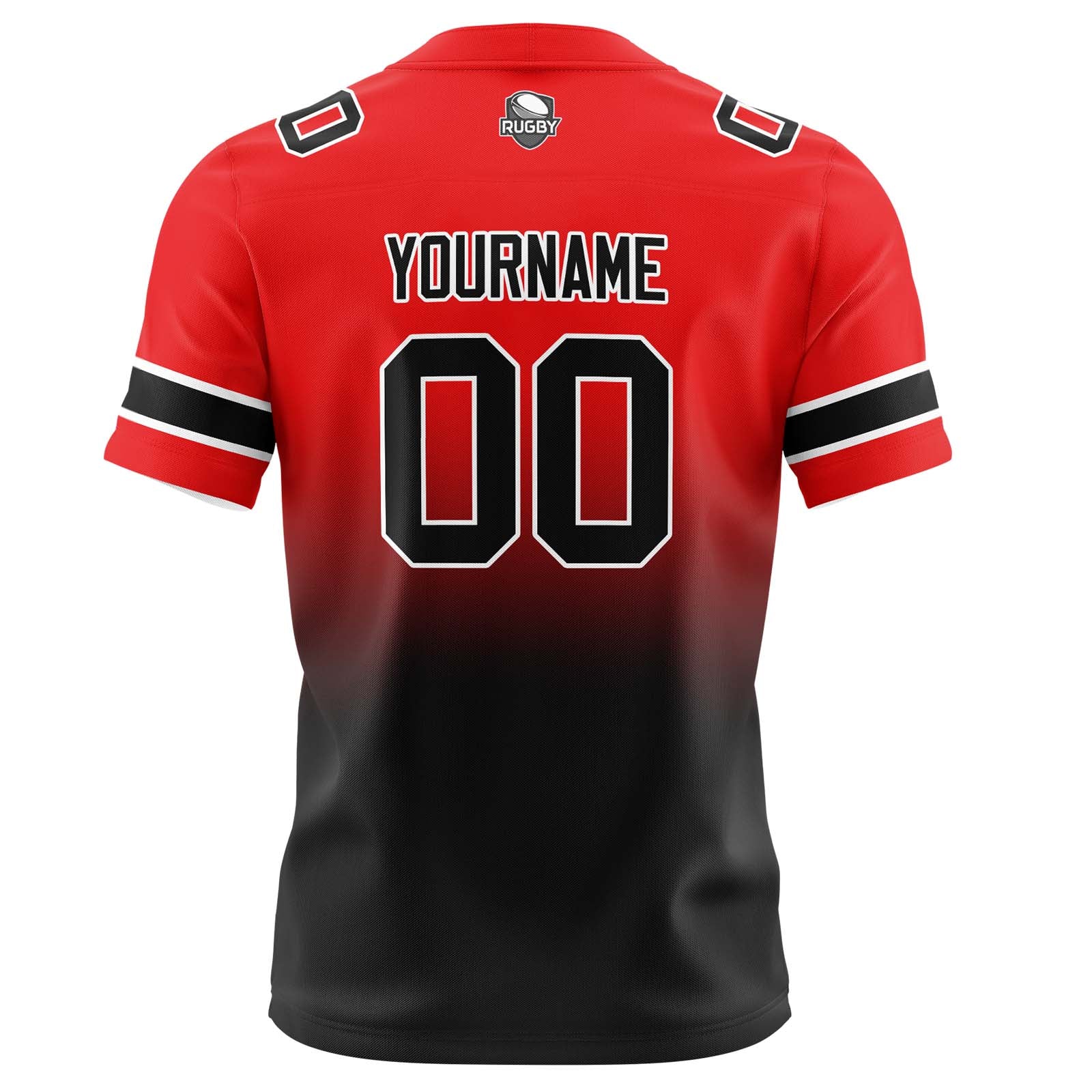Camisetas de fútbol personalizadas con degradado-nombre-número y logotipo para adultos-niños y equipos