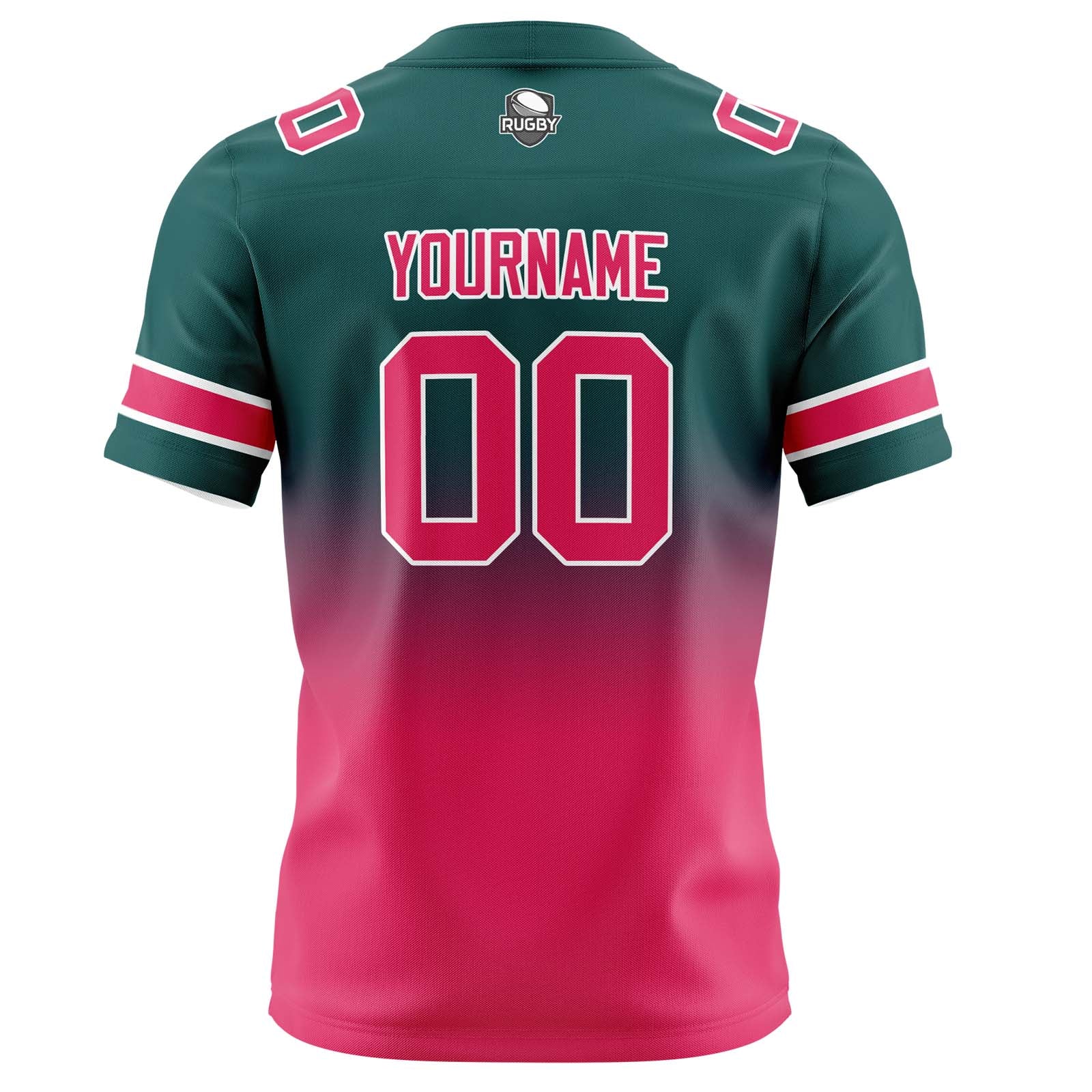 Camisetas de fútbol personalizadas con degradado-nombre-número y logotipo para adultos-niños y equipos