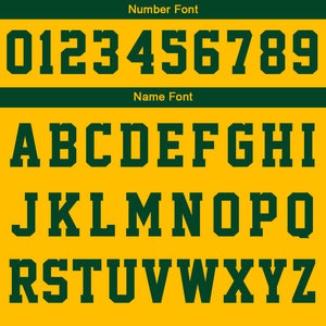 Chaqueta universitaria personalizada estilo Letterman para hombres-mujeres y jóvenes-color verde y amarillo