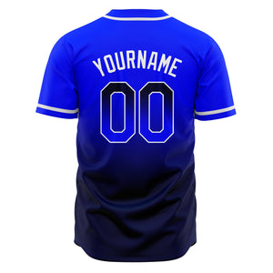 Camisetas de béisbol personalizadas con degradado nombre número y logotipo