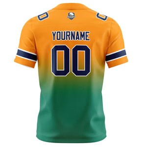Camisetas de fútbol personalizadas con degradado-nombre-número y logotipo para adultos-niños y equipos