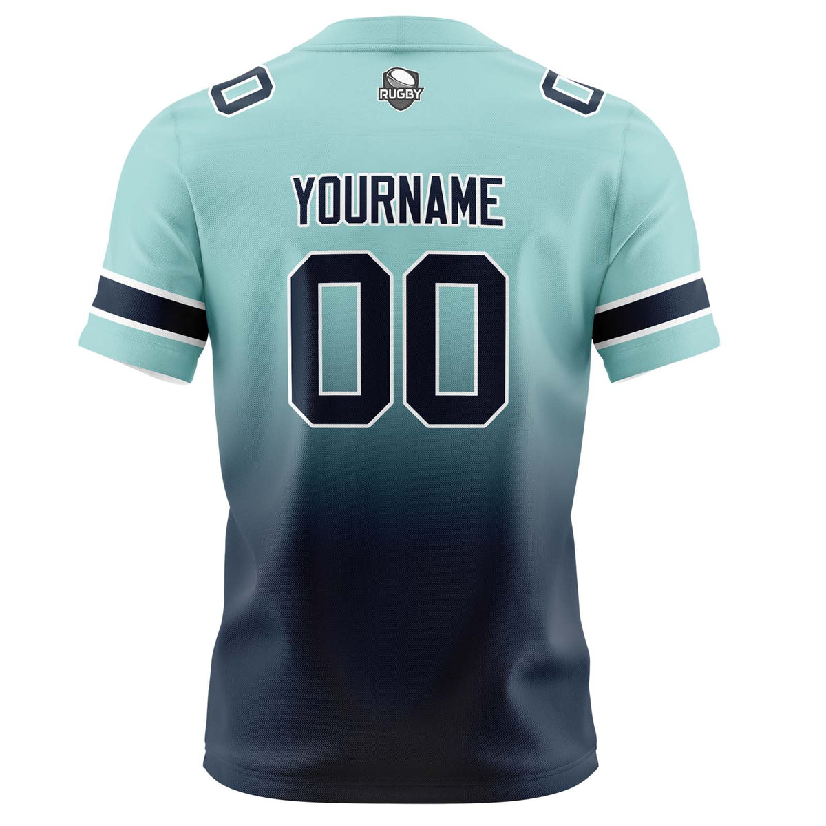 Camisetas de fútbol personalizadas con degradado-nombre-número y logotipo para adultos-niños y equipos