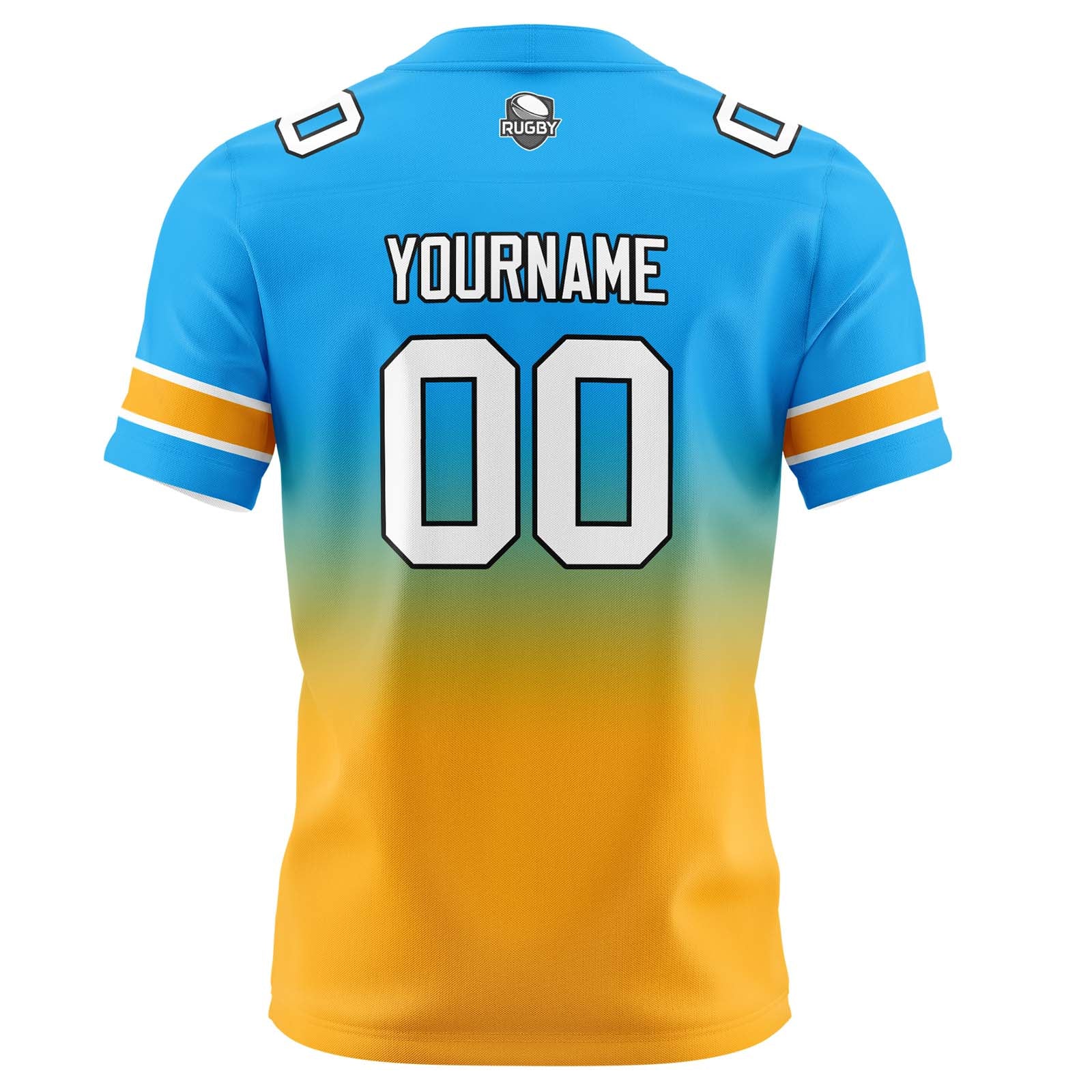 Camisetas de fútbol personalizadas con degradado-nombre-número y logotipo para adultos-niños y equipos