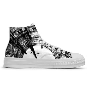Realza tu estilo con zapatillas de lona de media caña para hombre y mujer