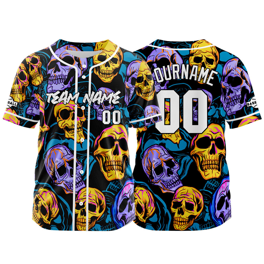 Camiseta de béisbol personalizada para hombres mujeres ni?os y jóvenes con bordados e impresión en morado y verde