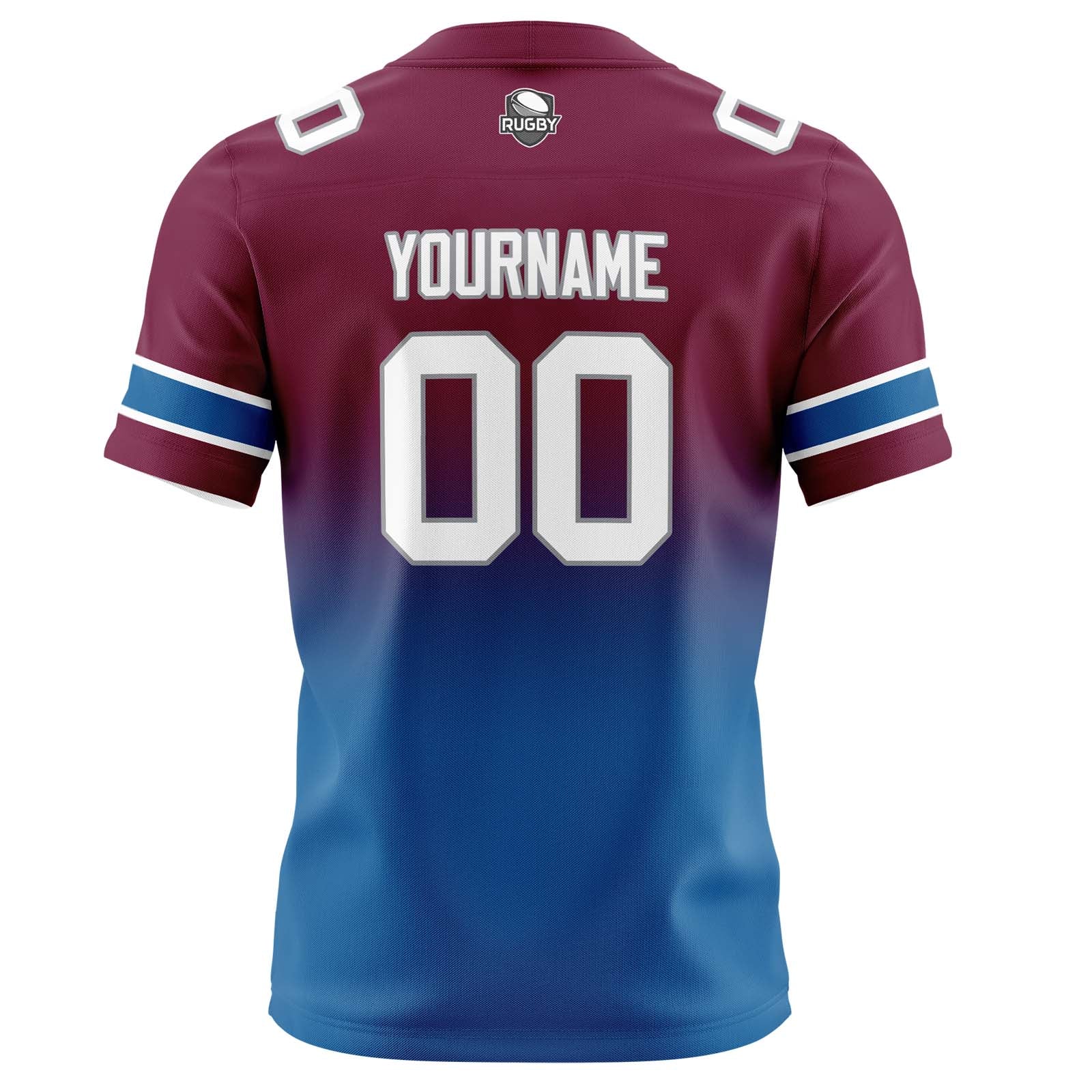 Camisetas de fútbol personalizadas con degradado-nombre-número y logotipo para adultos-niños y equipos