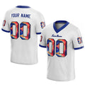 team customized authentic tie dye football jersey white-royal mesh