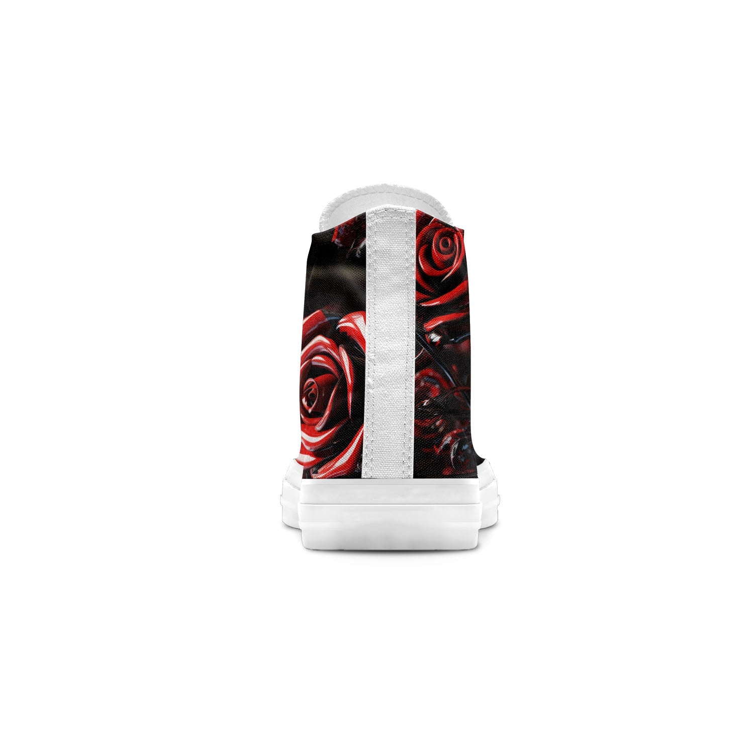 Elegancia en lienzo: Descubra la oscura belleza de las rosas rojas con nuestras obras maestras de gama media-alta