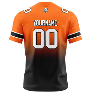 Camisetas de fútbol personalizadas con degradado-nombre-número y logotipo para adultos-niños y equipos