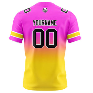 Camisetas de fútbol personalizadas con degradado-nombre-número y logotipo para adultos-niños y equipos