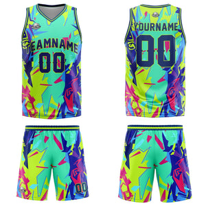Uniforme de baloncesto personalizado en color verde roto con tu logotipo-nombre y número impresos