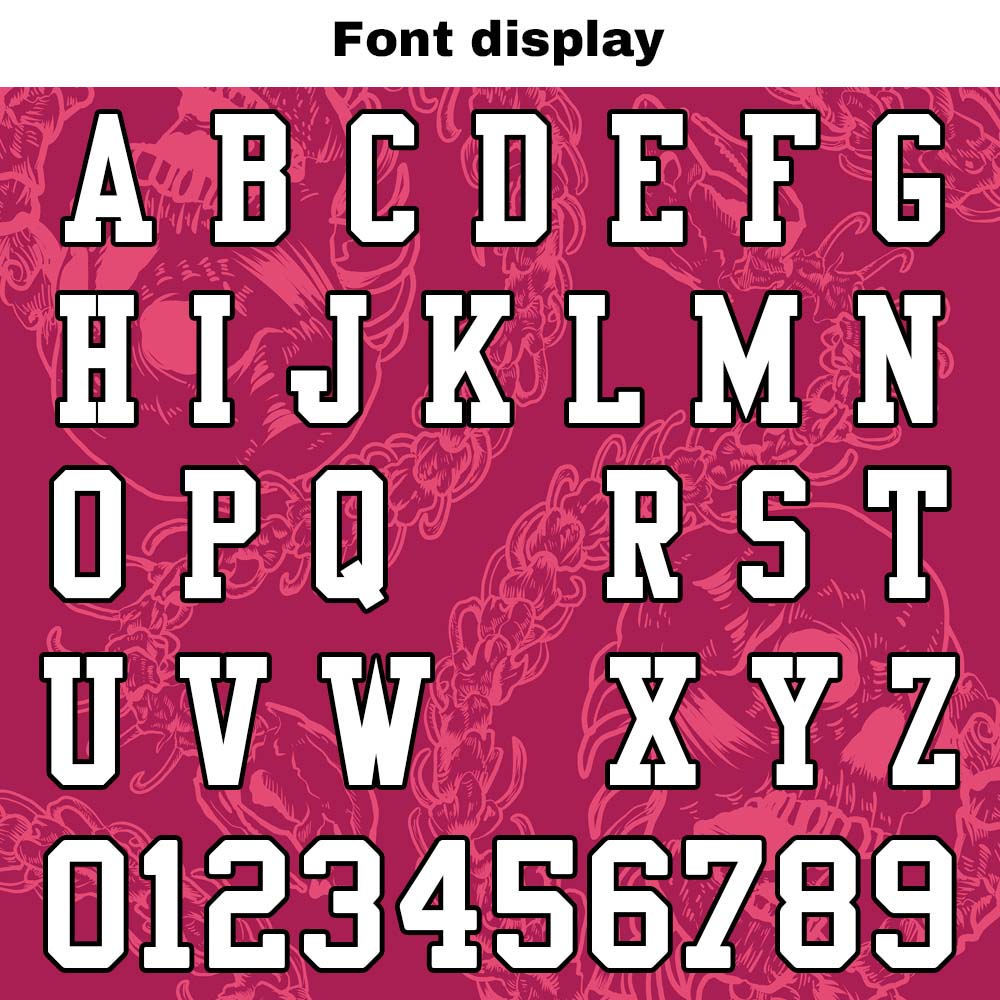 Camiseta de fútbol personalizada con nombre y número del equipo bordados y estampados-color rojo frambuesa