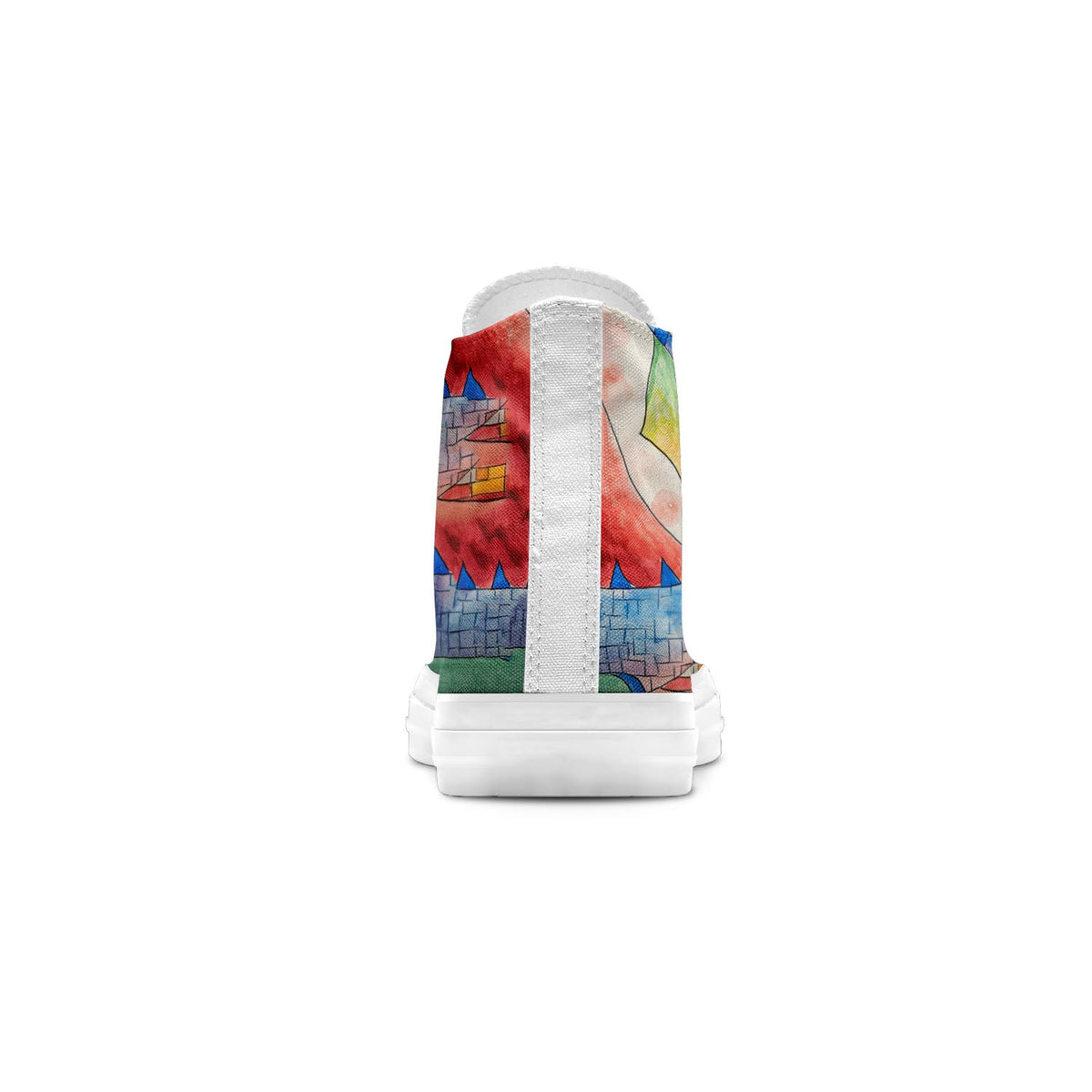 Elegancia Jurásica: Da rienda suelta a tu creatividad con estas zapatillas de lona de caña alta Moda unisex adornada con el cautivador y divertido diseño de estampados artísticos de dinosaurios
