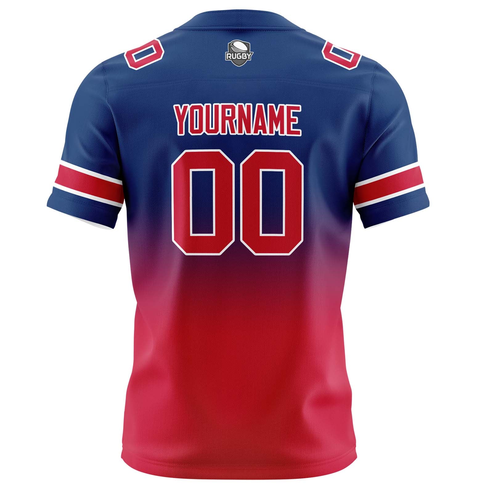 Camisetas de fútbol personalizadas con degradado-nombre-número y logotipo para adultos-niños y equipos