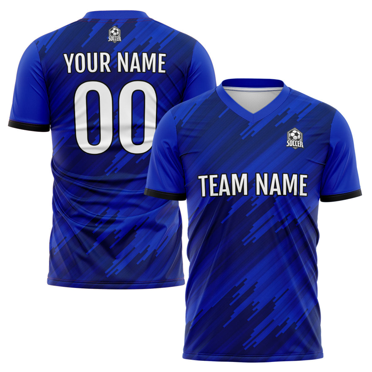 Conjunto personalizado de camiseta y jersey de uniforme real para niños y adultos