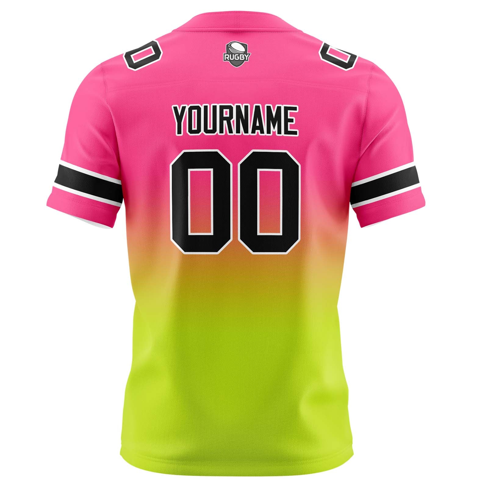 Camisetas de fútbol personalizadas con degradado-nombre-número y logotipo para adultos-niños y equipos