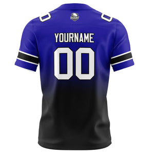 Camisetas de fútbol personalizadas con degradado-nombre-número y logotipo para adultos-niños y equipos