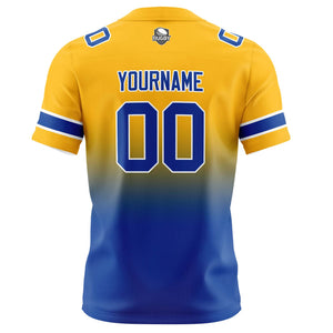 Camisetas de fútbol personalizadas con degradado-nombre-número y logotipo para adultos-niños y equipos