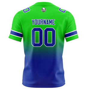 Camisetas de fútbol personalizadas con degradado-nombre-número y logotipo para adultos-niños y equipos