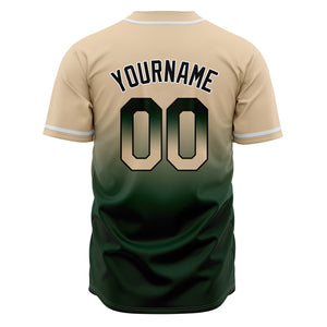 Camisetas de béisbol personalizadas con degradado nombre número y logotipo