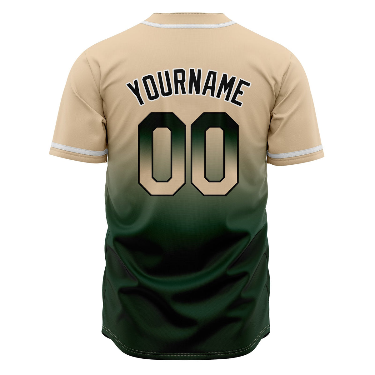Camisetas de béisbol personalizadas con degradado nombre número y logotipo