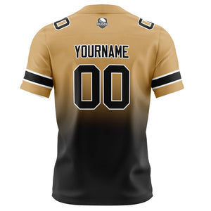 Camisetas de fútbol personalizadas con degradado-nombre-número y logotipo para adultos-niños y equipos