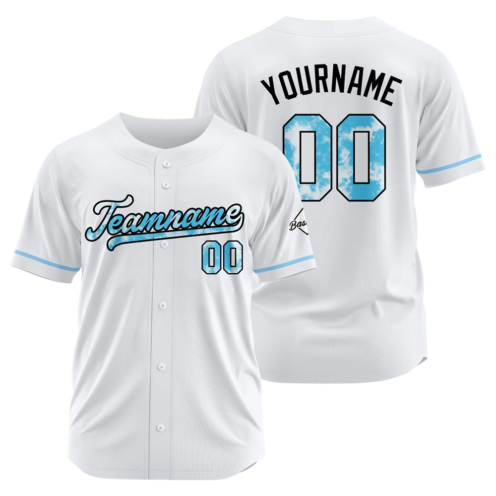 Camiseta de béisbol blanca personalizada con diseño bordado & camisetas de béisbol estilo hip hop personalizadas