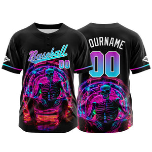 Camiseta de béisbol personalizada para hombres mujeres ni?os y jóvenes con bordados y estampados en color azul claro