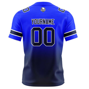 Camisetas de fútbol personalizadas con degradado-nombre-número y logotipo para adultos-niños y equipos