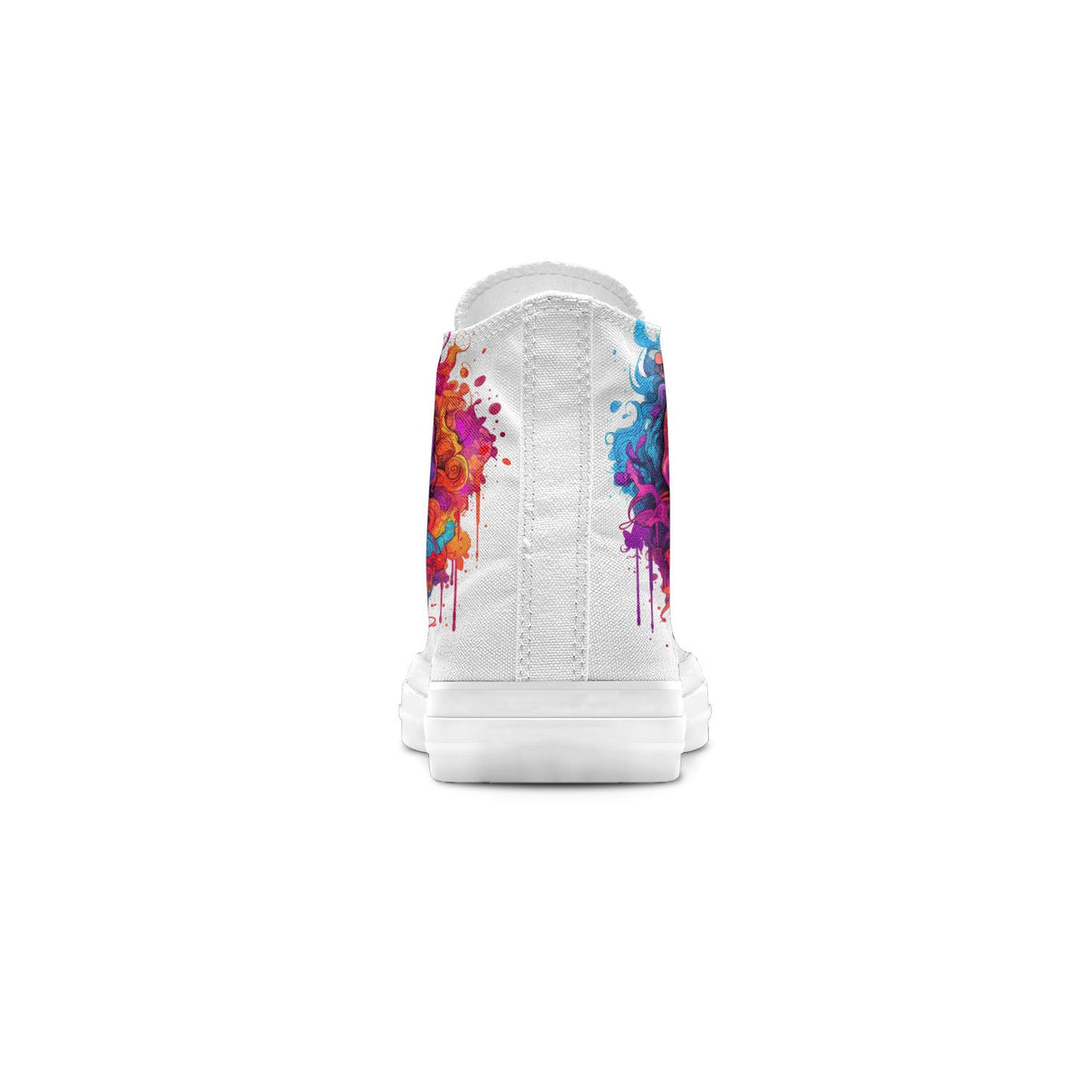 Macabro Cromático: Desata el poder de la rebeldía de la moda con zapatillas de lona de media caña para hombre y mujer El arte de las calaveras se une al estilo chic de los lápices en una vibrante paleta de colores