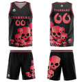 Uniforme de baloncesto rosa fluido personalizado con tu logotipo-nombre y número impresos