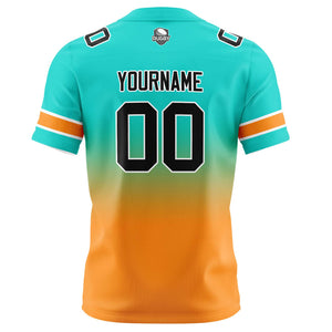 Camisetas de fútbol personalizadas con degradado-nombre-número y logotipo para adultos-niños y equipos