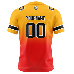 Camisetas de fútbol personalizadas con degradado-nombre-número y logotipo para adultos-niños y equipos