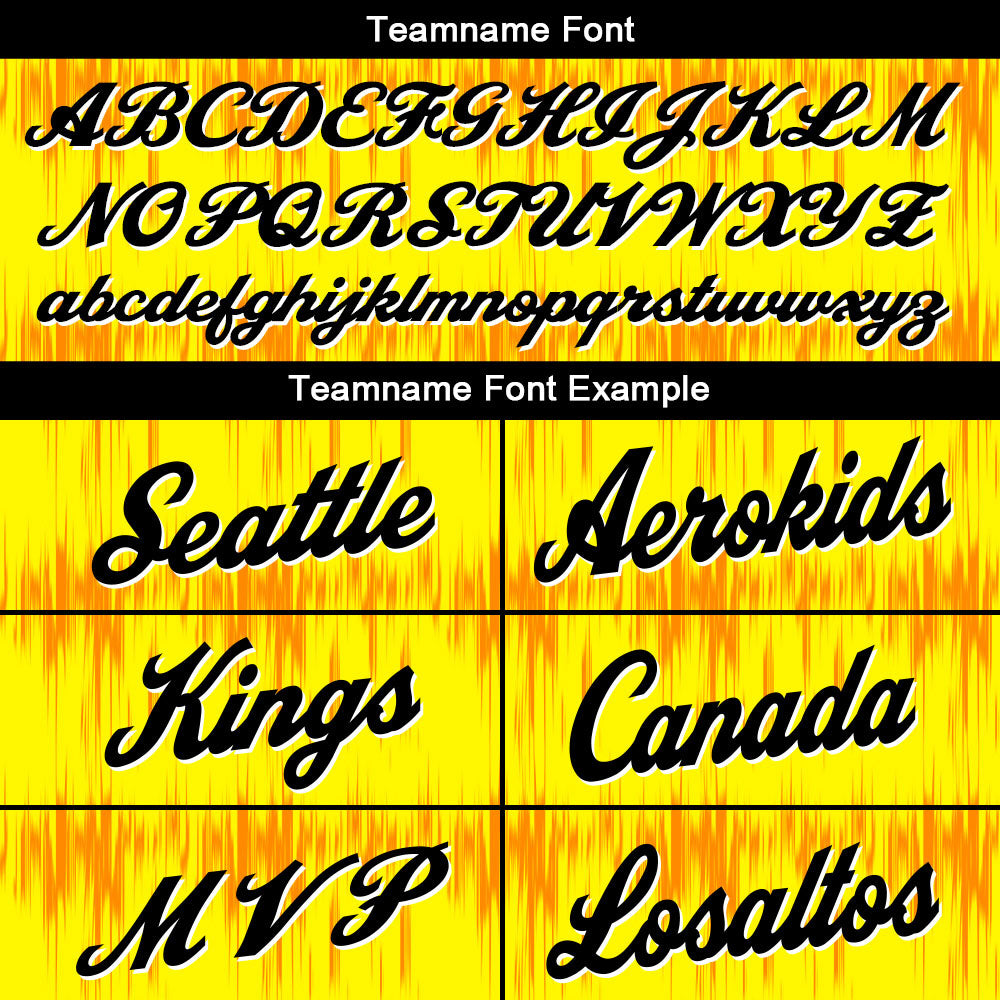 Uniforme de baloncesto personalizado Acoustic Wave amarillo con tu logotipo-nombre y número impresos
