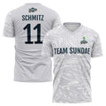 Uniforme de fútbol personalizado & camiseta para niños y adultos & conjunto personalizado & camiseta gris