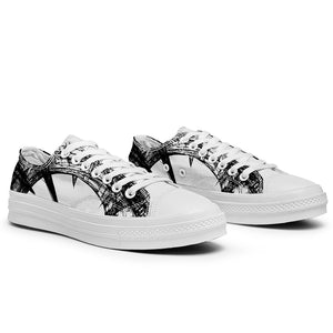 Realza tu estilo con zapatillas bajas de lona para hombre y mujer