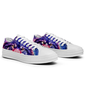 Realza tu estilo con las zapatillas bajas de lona Wolf para hombre y mujer
