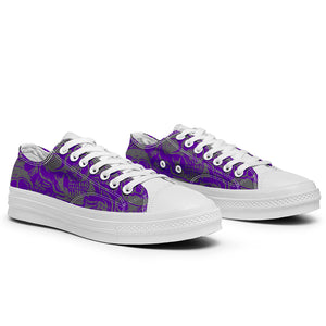 Resalta tu estilo con las zapatillas bajas de lona Skeleton para hombre y mujer