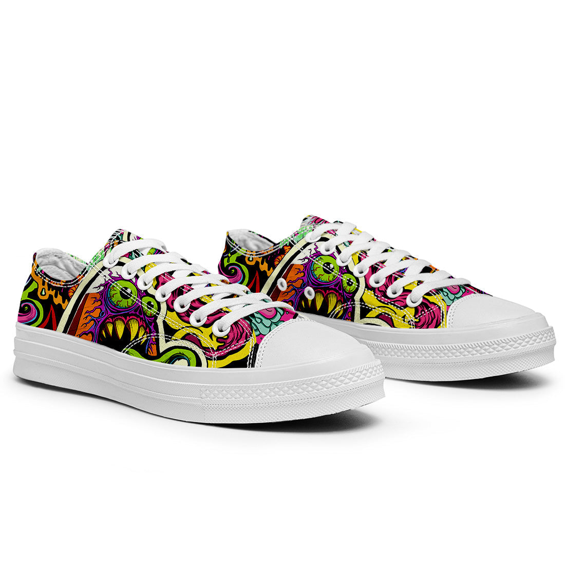 Realza tu estilo con zapatillas bajas de lona para hombre y mujer