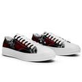 Resalta tu estilo con las zapatillas bajas de lona Skeleton para hombre y mujer