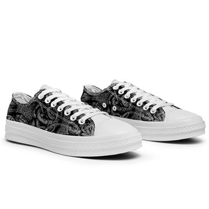Resalta tu estilo con las zapatillas bajas de lona Fish para hombre y mujer