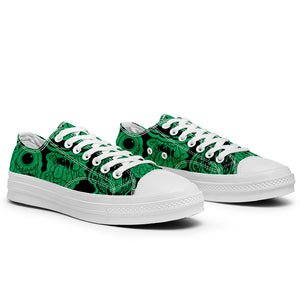 Realza tu estilo con zapatillas bajas de lona para hombre y mujer