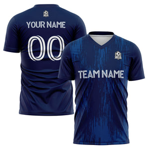 custom soccer uniform jersey kids adults personalized set jersey shirt navy