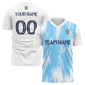 custom soccer uniform jersey kids adults personalized set jersey shirt white