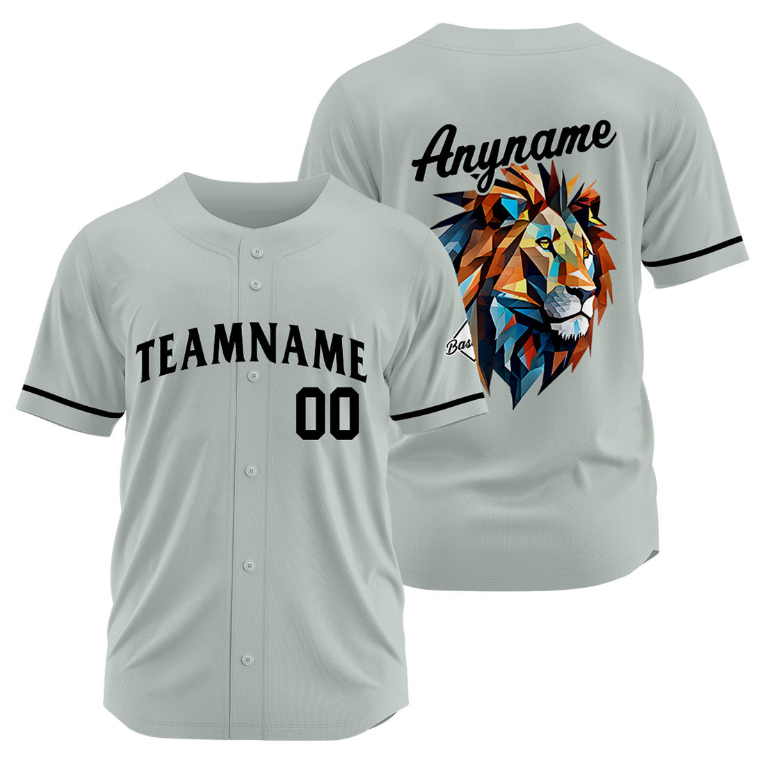 Uniformes de béisbol personalizados de alta calidad para adultos y niños & optimizados para el rendimiento (gris)