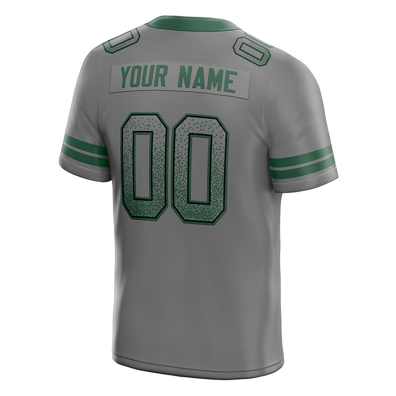 custom authentic drift fashion football jersey black-green mesh