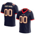 customized  authentic football jersey navy-gold-red