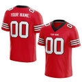 customized  authentic football jersey red-white-black