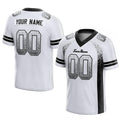 custom authentic drift fashion football jersey white-black mesh